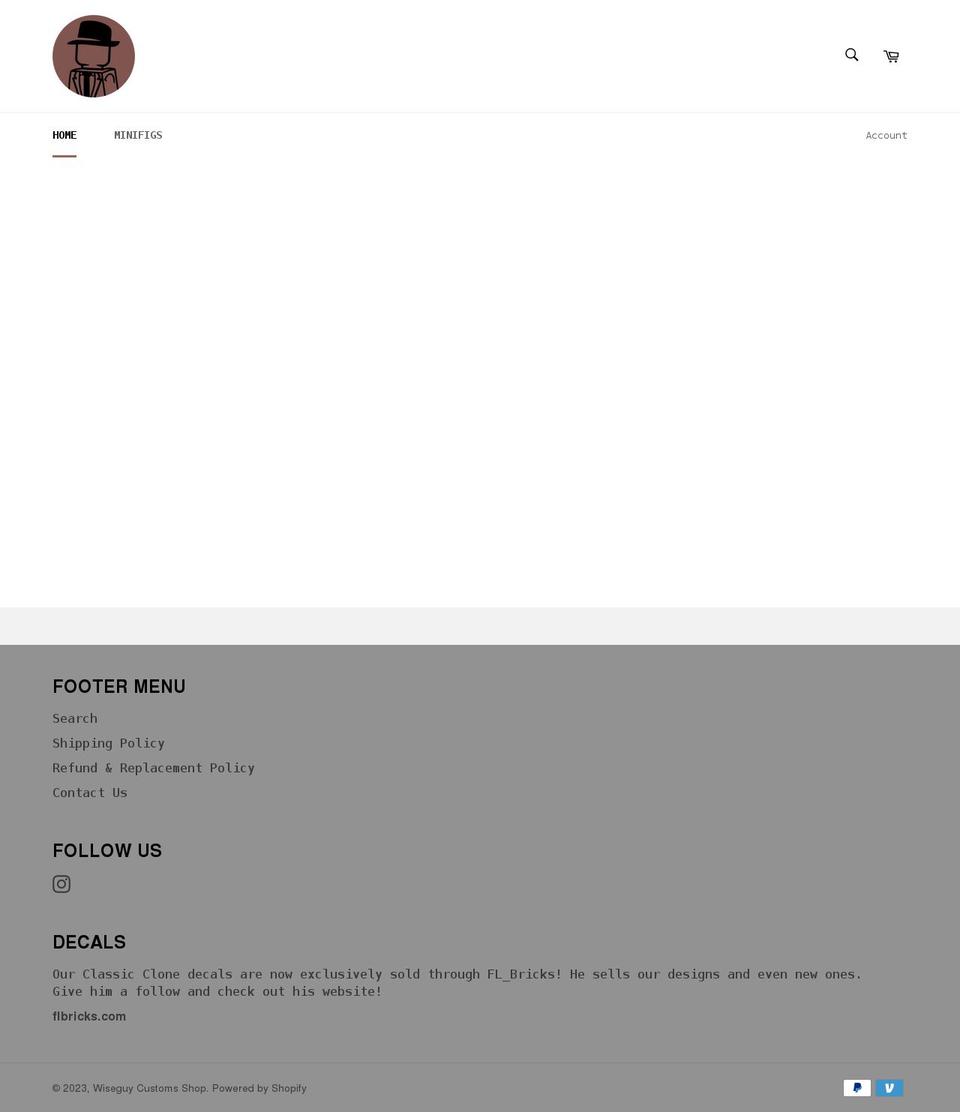 May Update Shopify theme site example wiseguy-customs.com