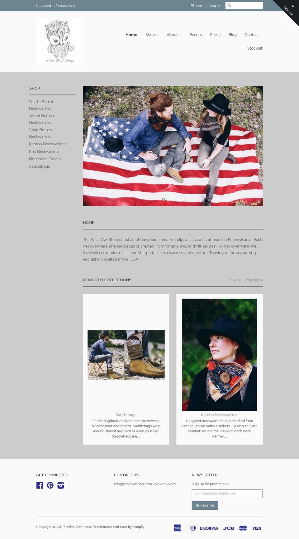 wiseowlshop.com shopify website screenshot