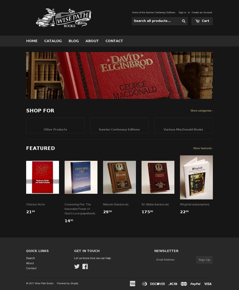 wisepathbooks.com shopify website screenshot