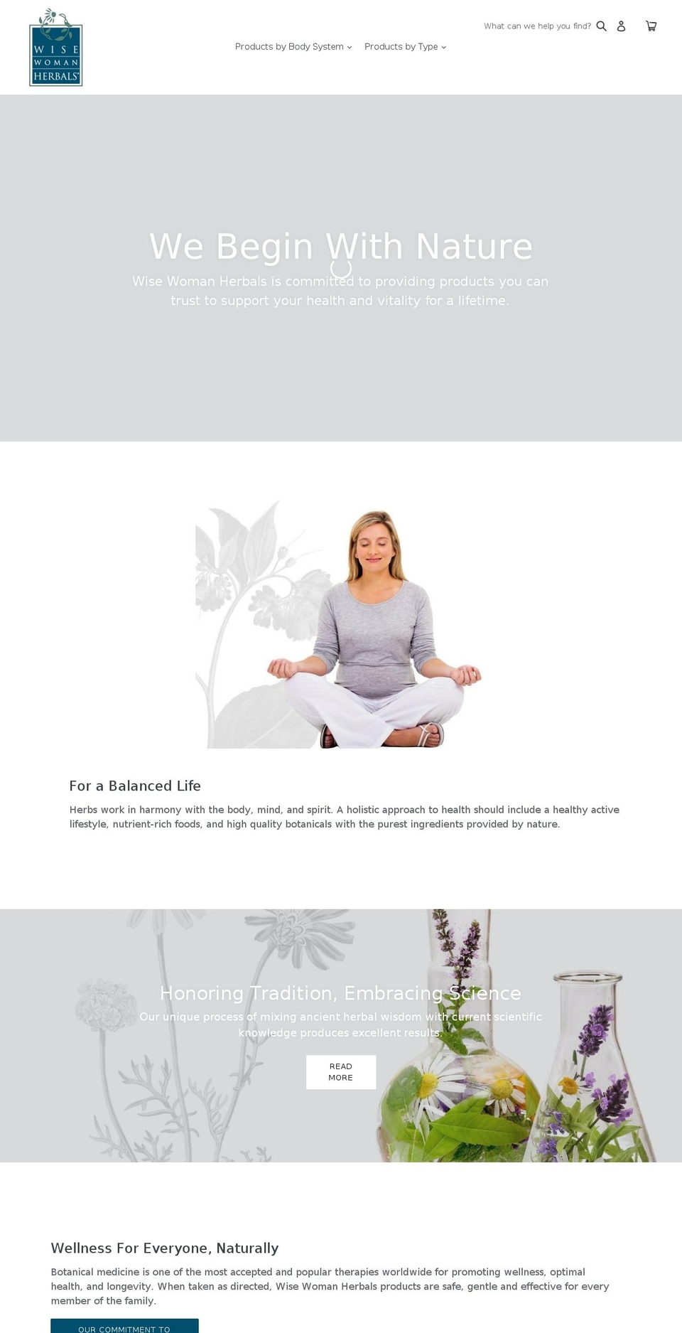 wisewomanherbals.com shopify website screenshot