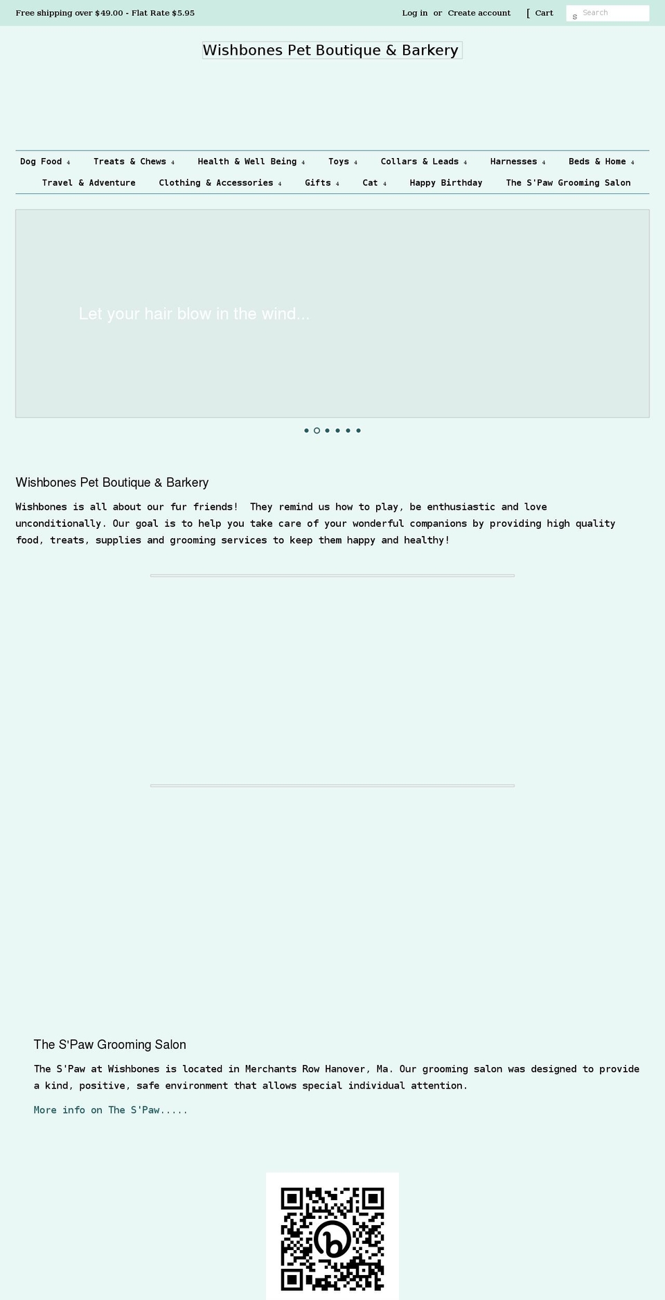 wishbonespet.com shopify website screenshot
