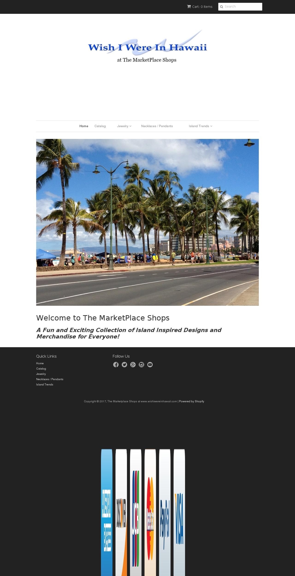 wishiwereinhawaiishop.com shopify website screenshot