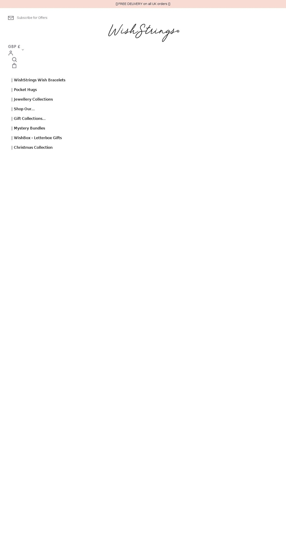 wishstrings.co.uk shopify website screenshot