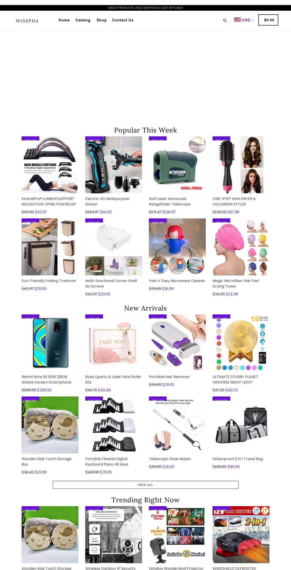 Tikarol Shopify theme site example wisspha.com