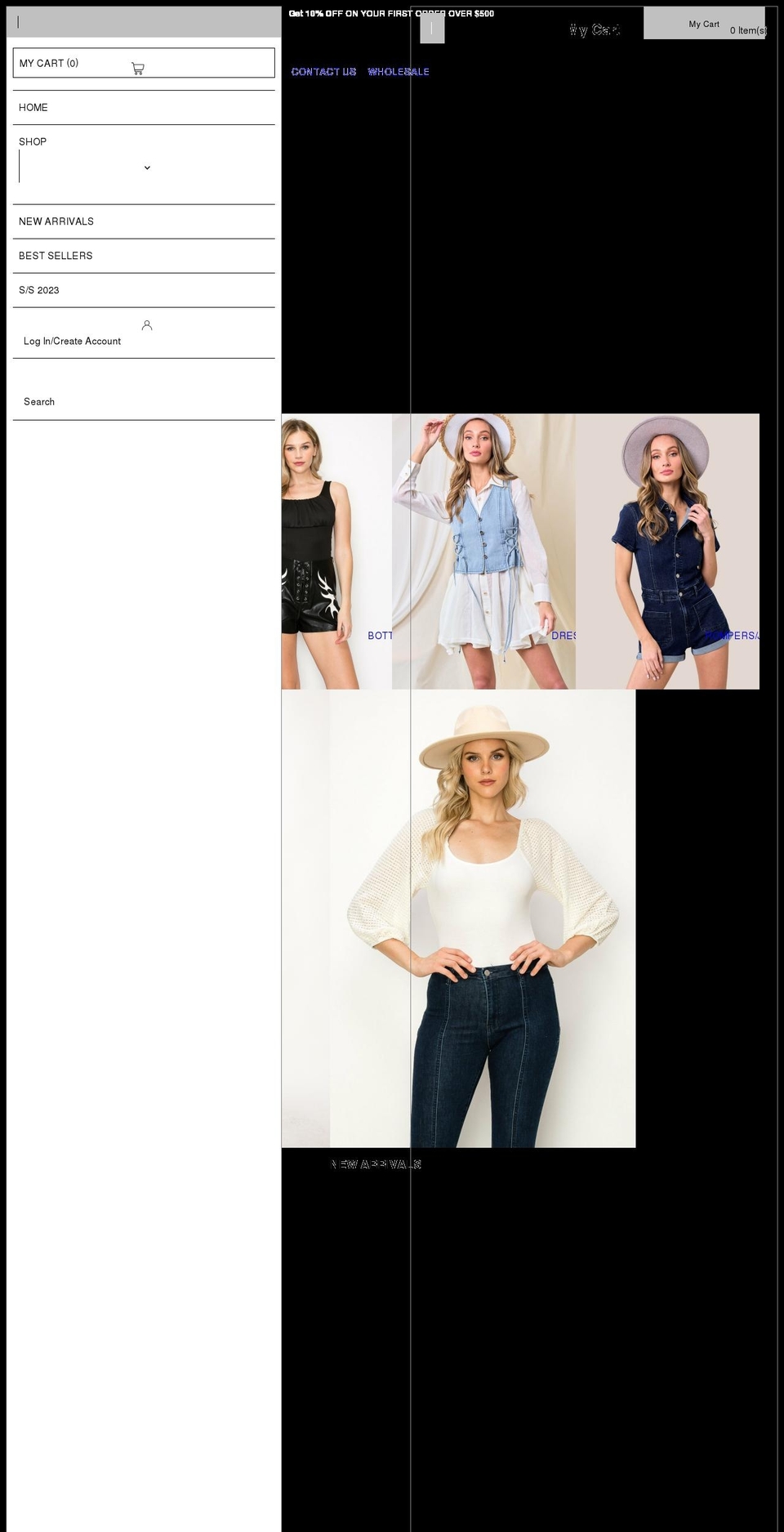 wisterialaneapparel.com shopify website screenshot