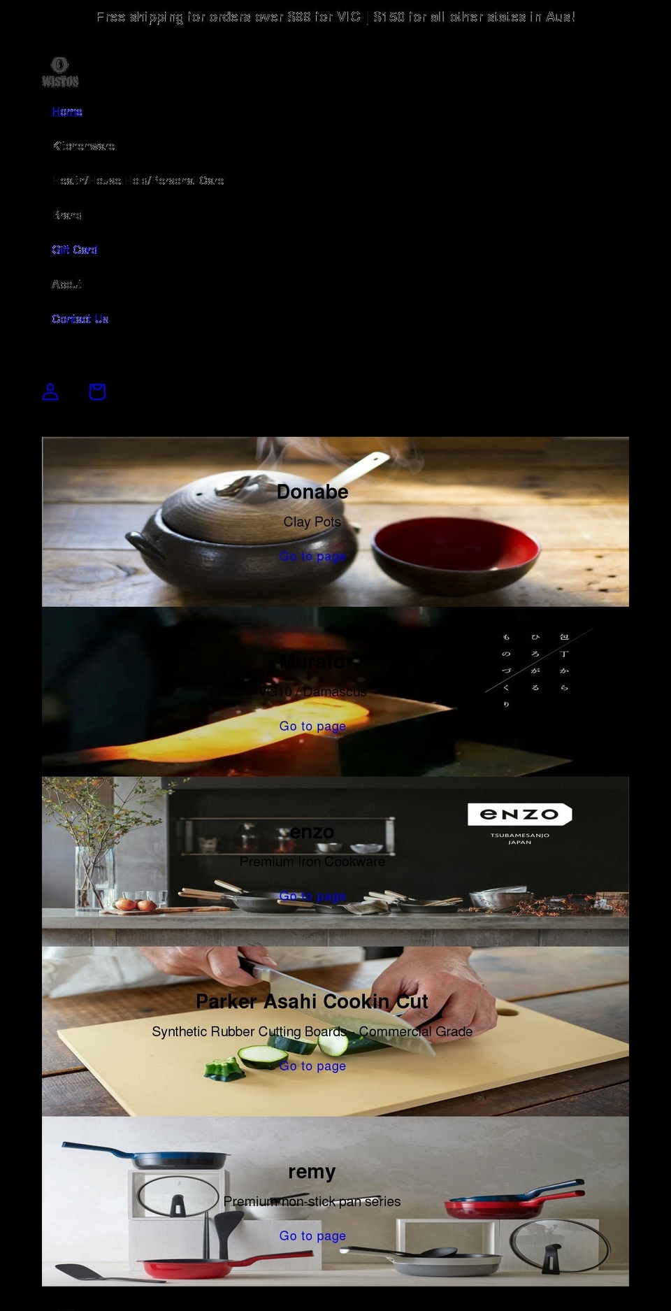 wistos.com shopify website screenshot