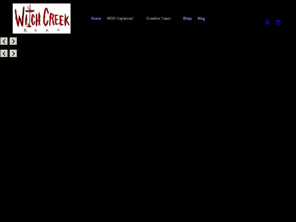 witchcreekroad.com shopify website screenshot
