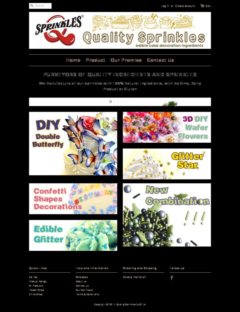 Quality Sprinkles Shopify theme site example witcheryglitter.com