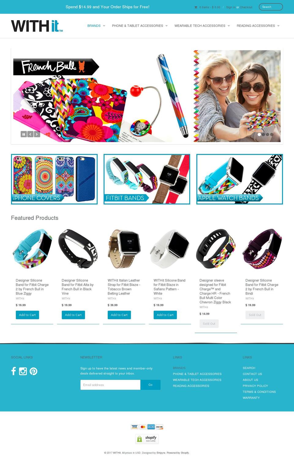 withitgear.com shopify website screenshot