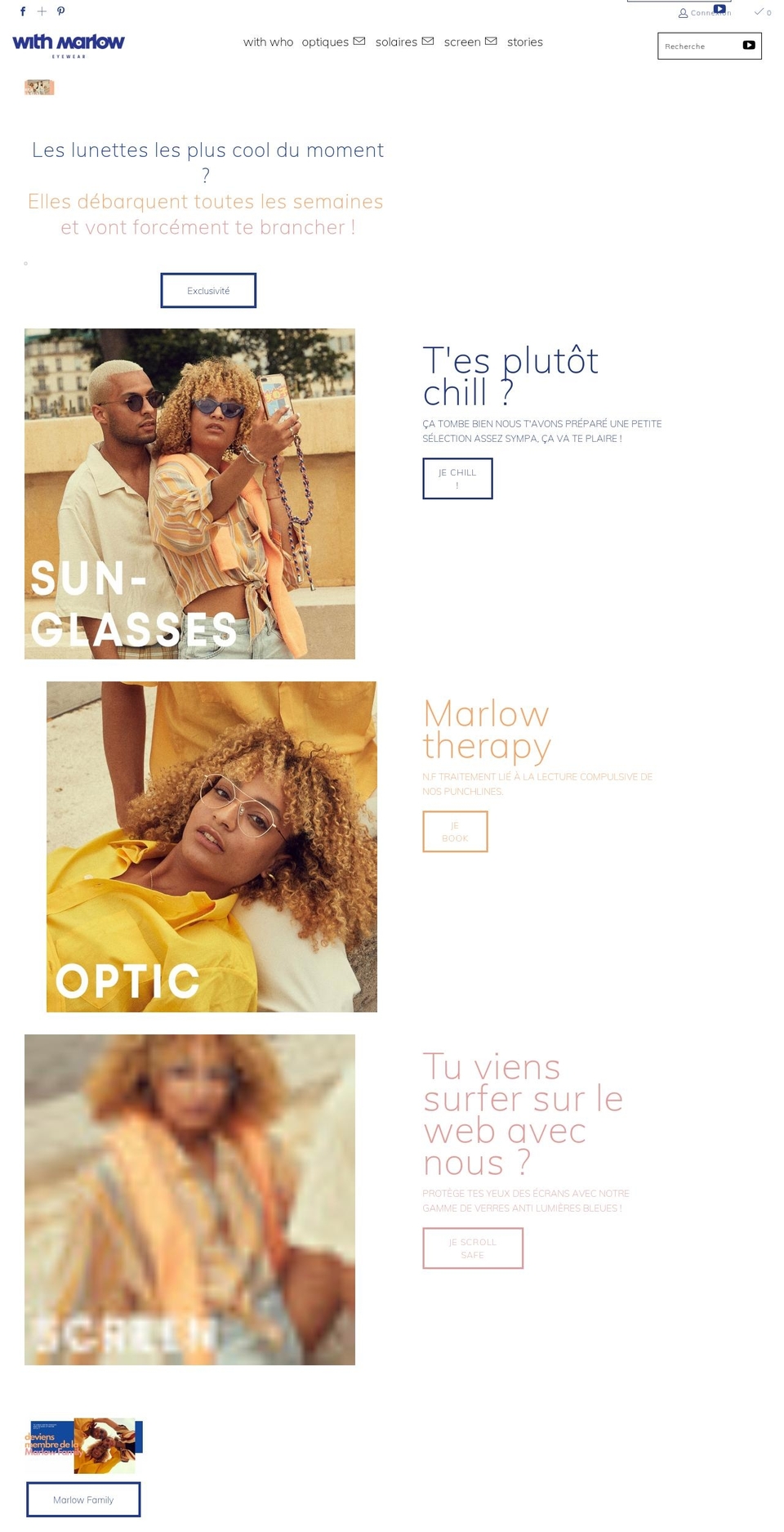 withmarlow.com shopify website screenshot