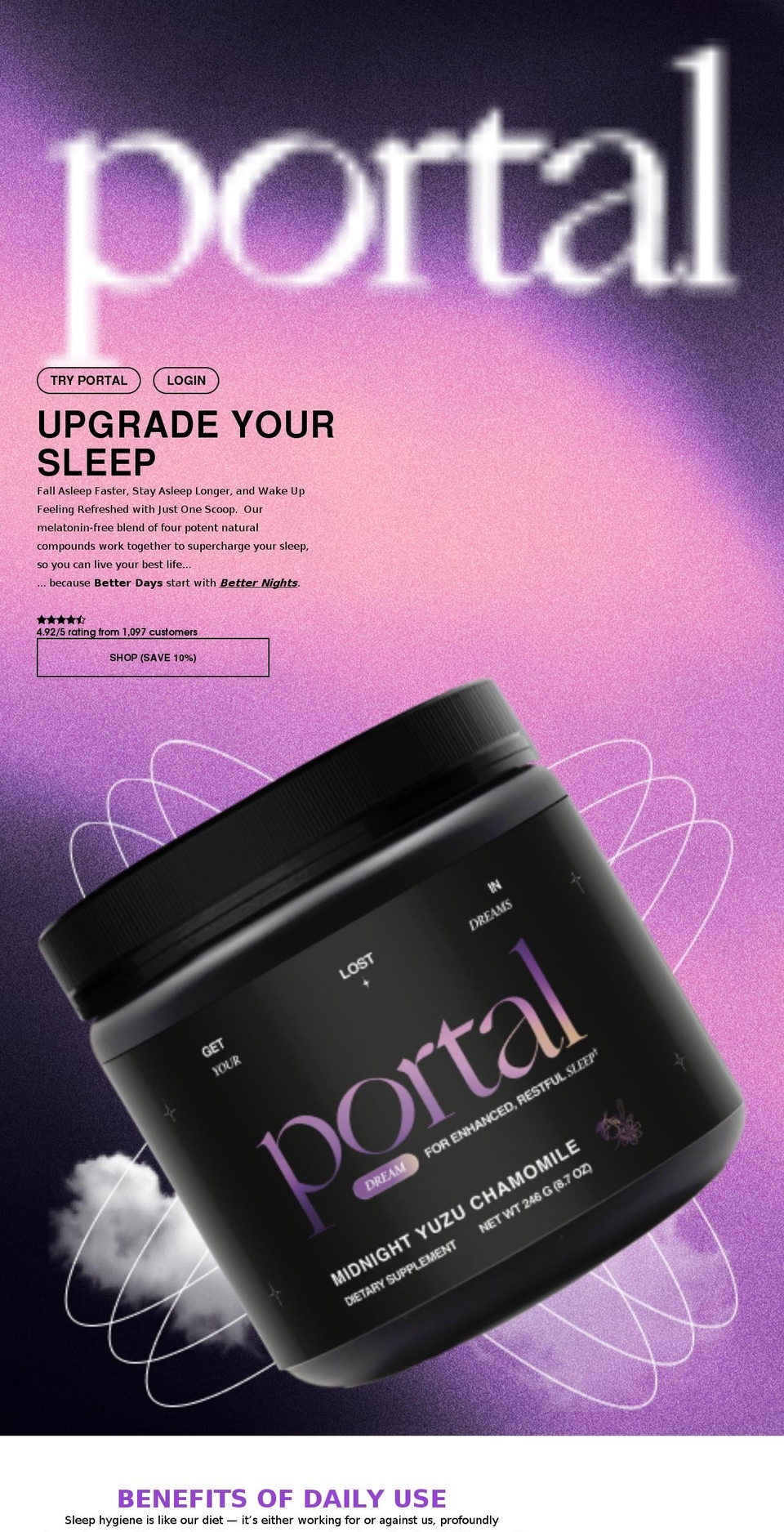 withportal.com shopify website screenshot