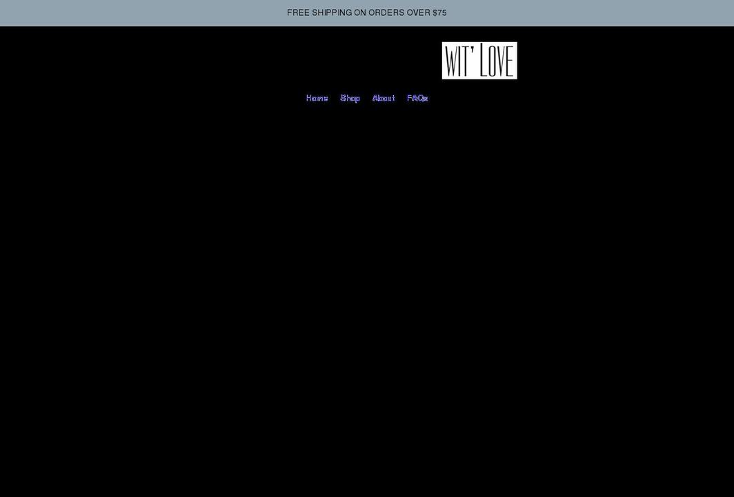 witlovenyc.com shopify website screenshot