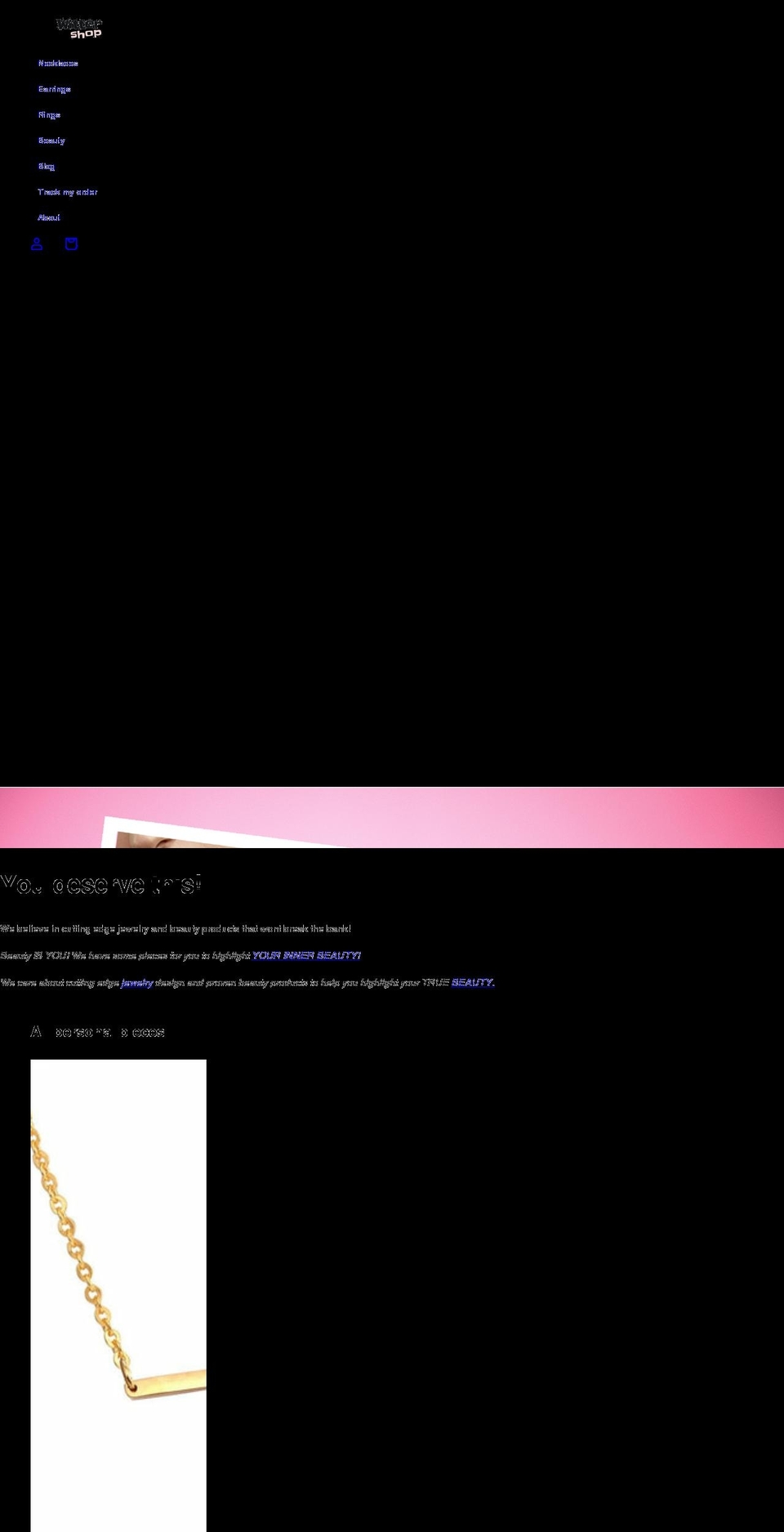wittershop.com shopify website screenshot