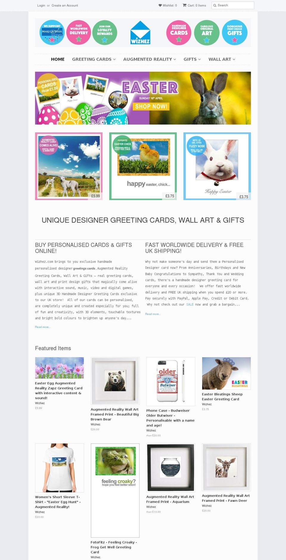 wizhez.com shopify website screenshot