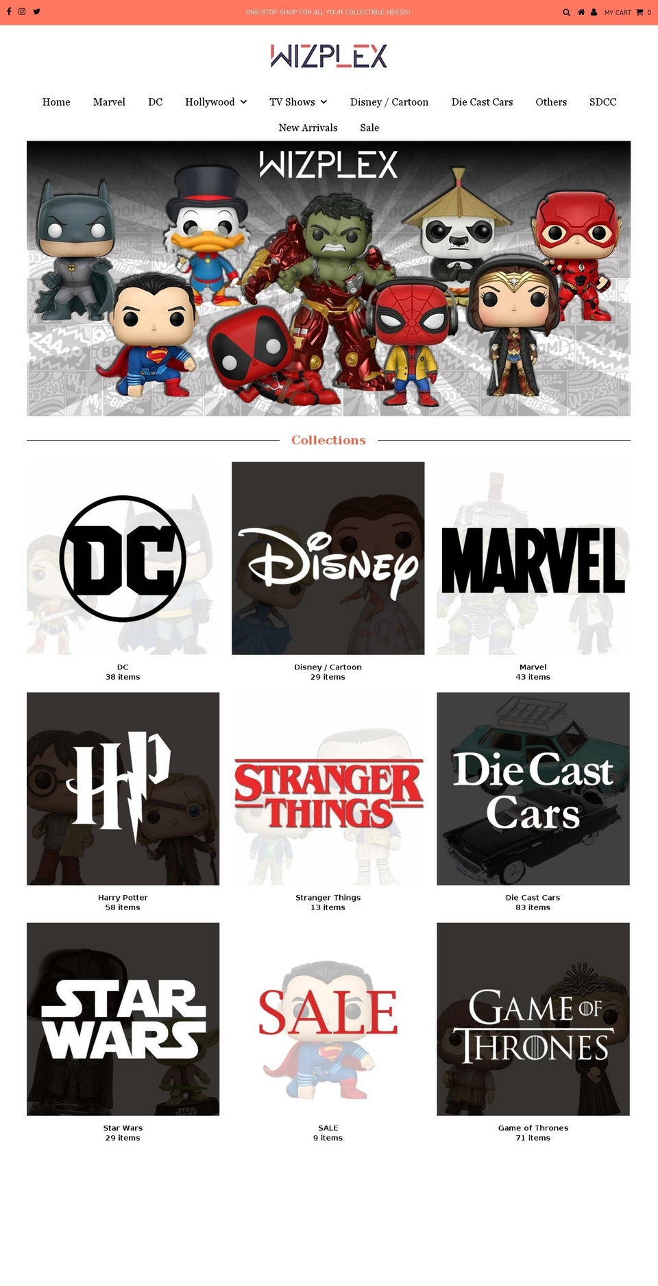 wizplex.com shopify website screenshot