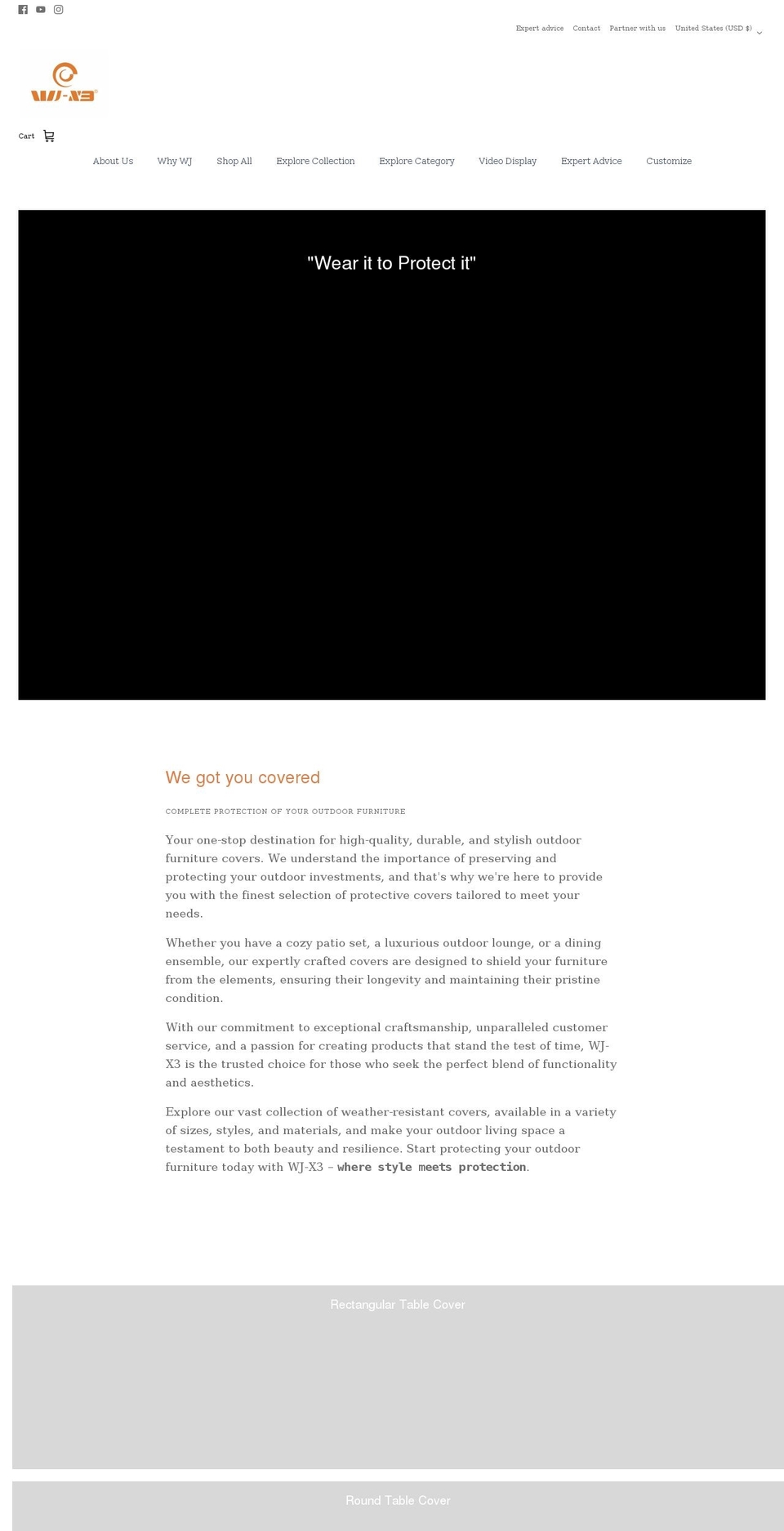 wjetrade.com shopify website screenshot