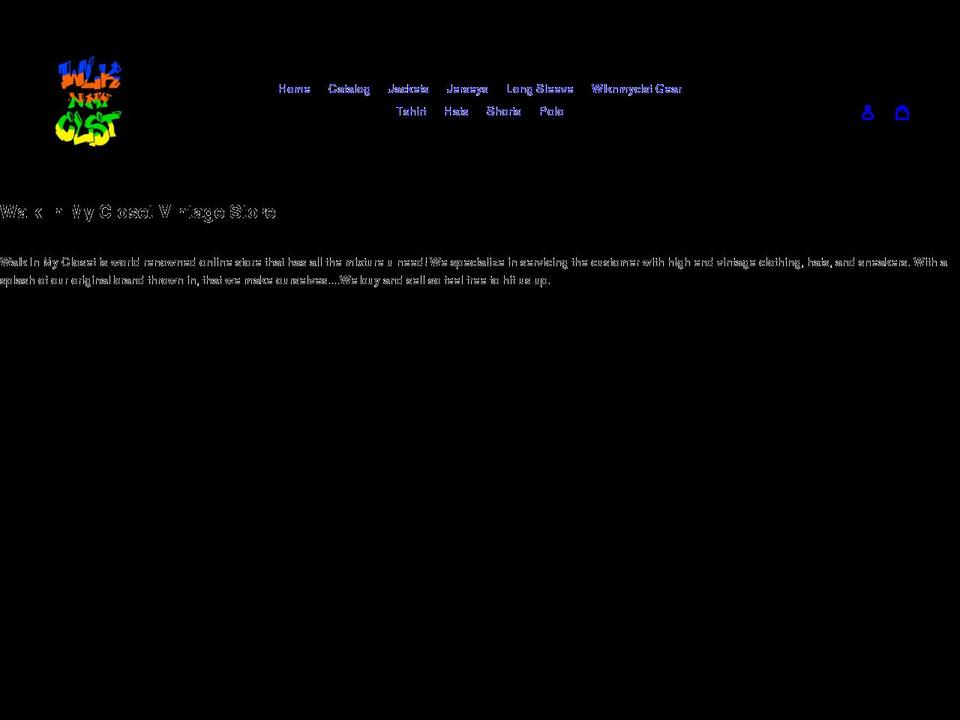 wlknmyclstllc.com shopify website screenshot