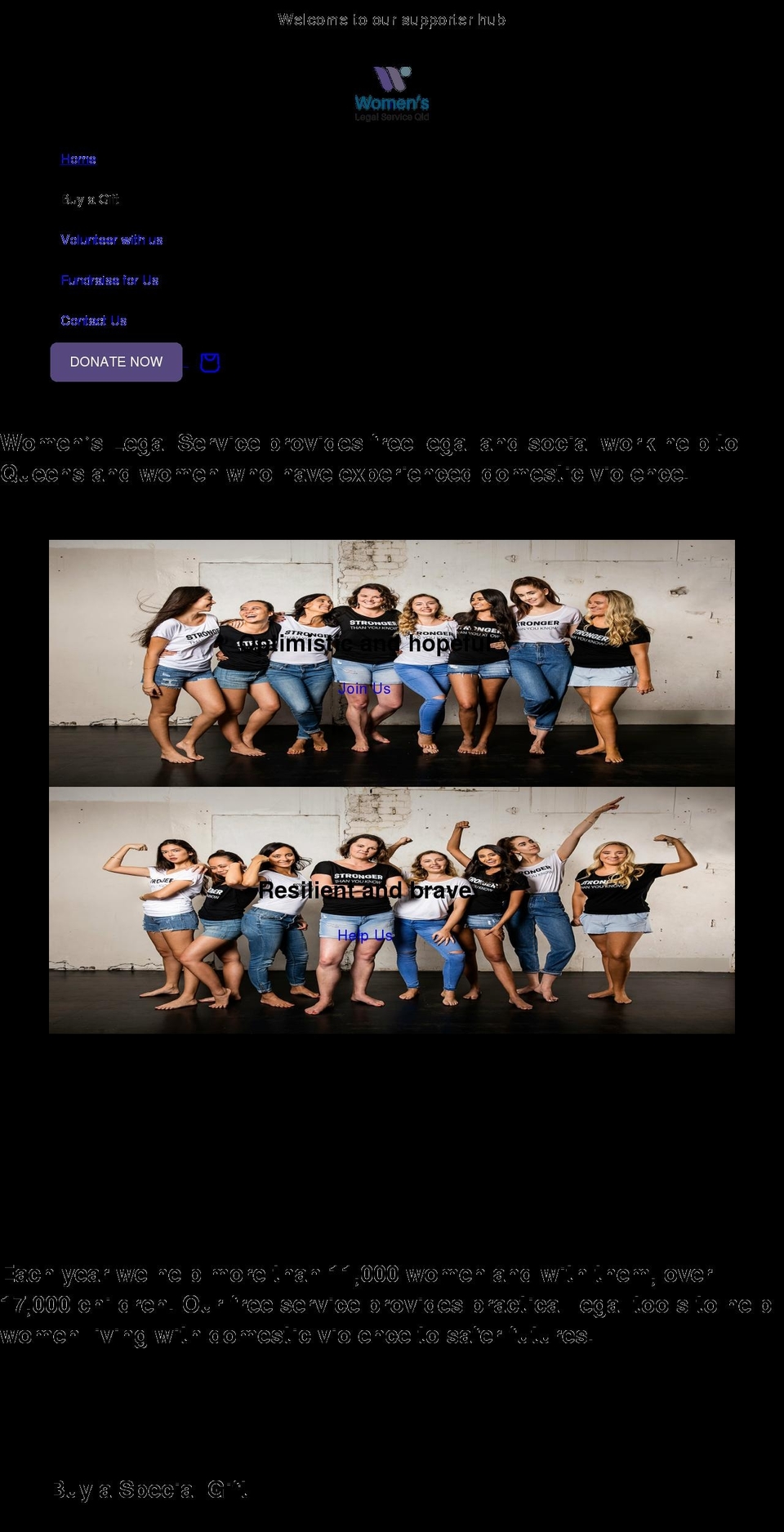 wlsq.org shopify website screenshot