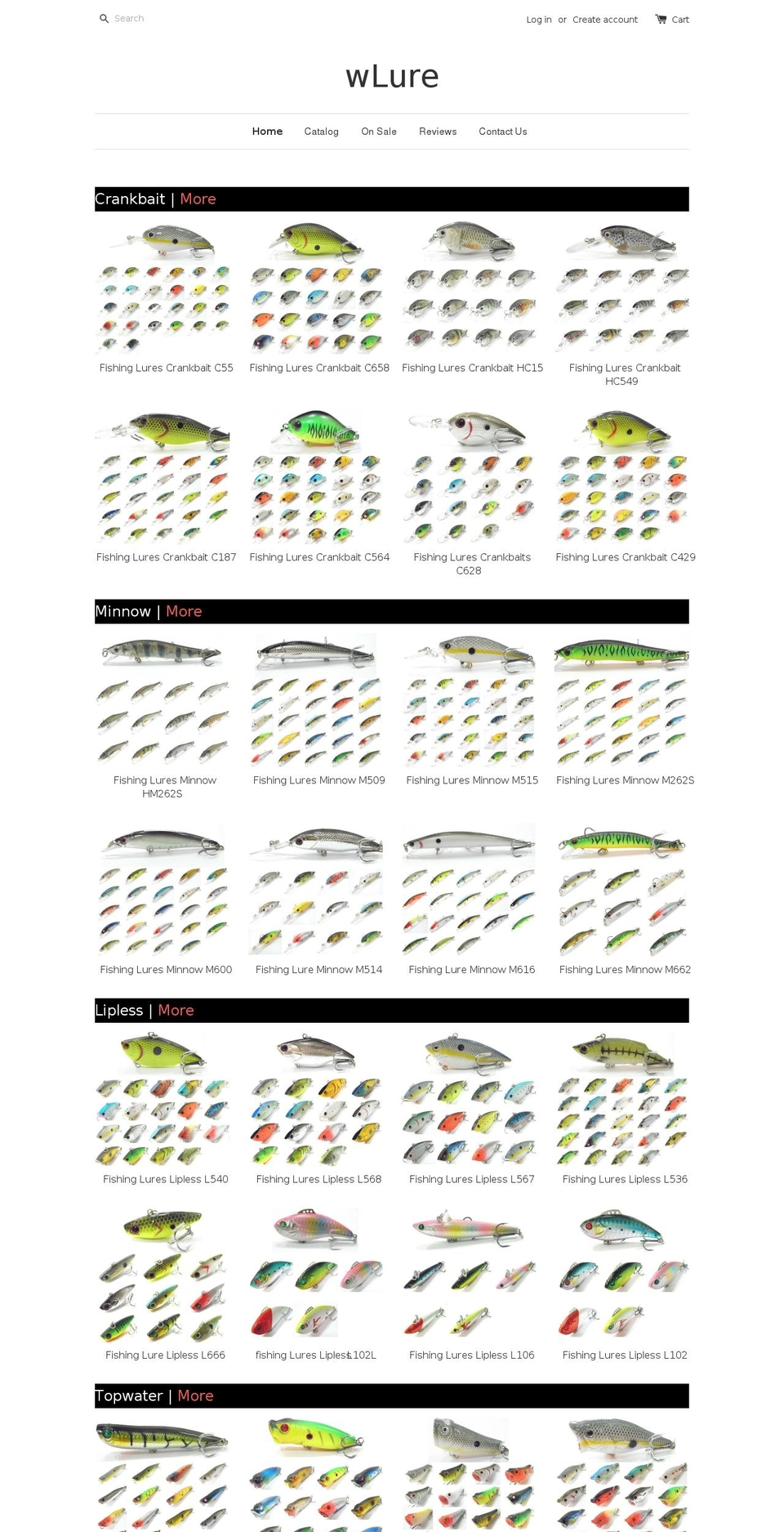 wlure.com shopify website screenshot