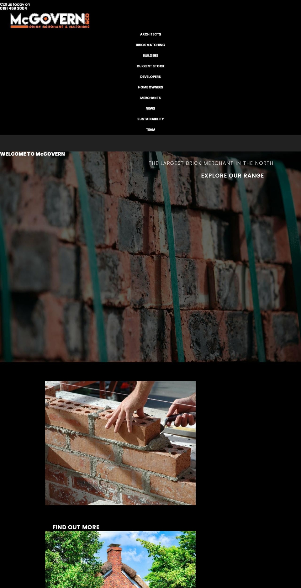 wmcgovern.com shopify website screenshot