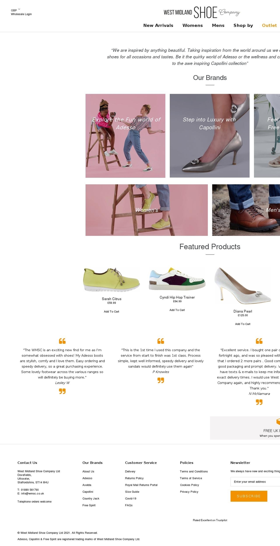 wmsc.co.uk shopify website screenshot