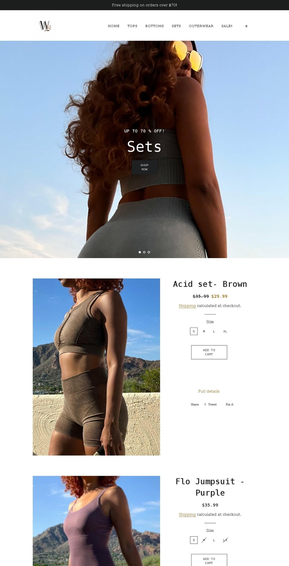 wnathleisure.com shopify website screenshot