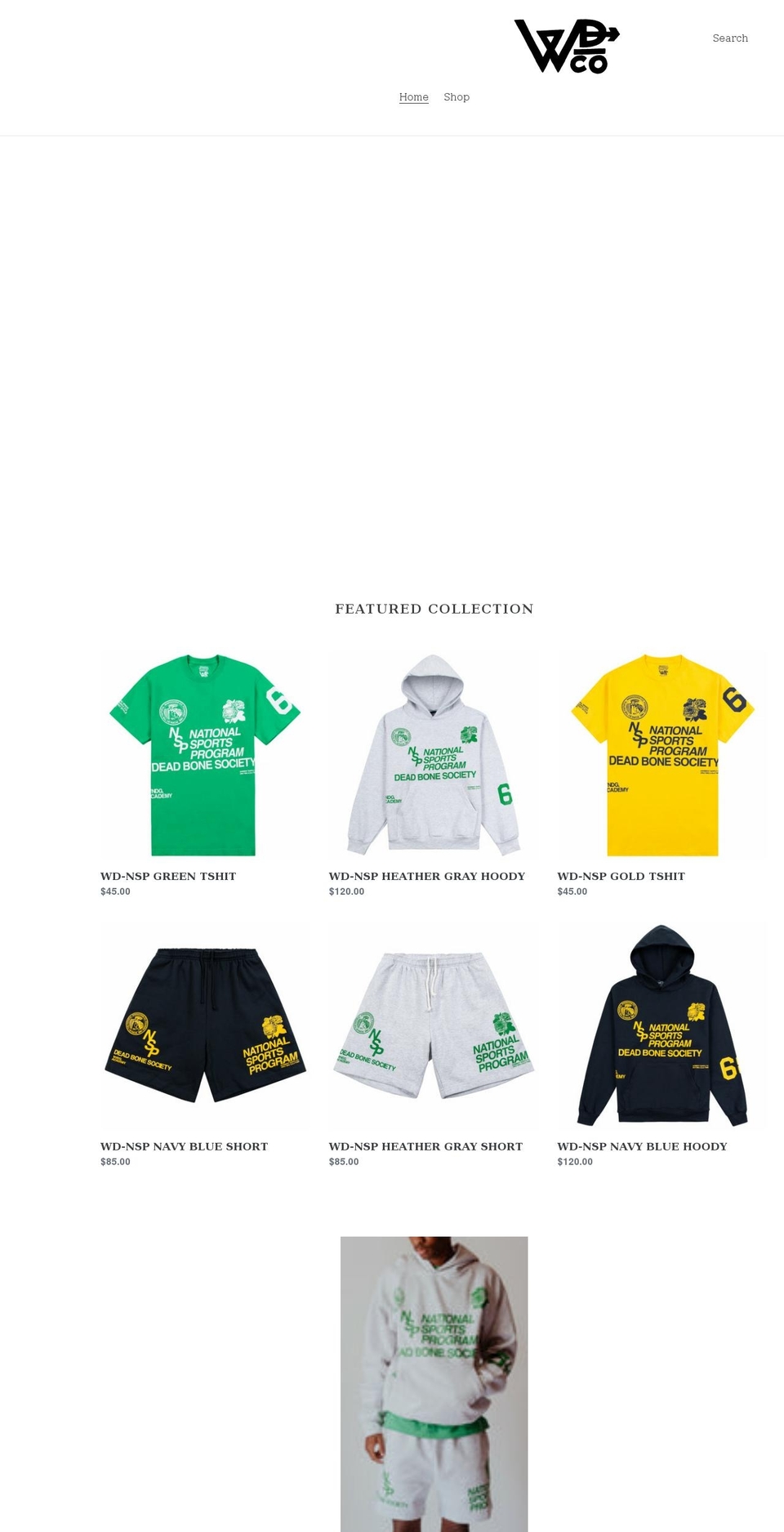 wndgoodsco.com shopify website screenshot
