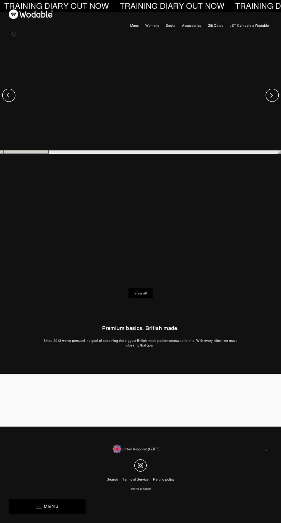 wodable.com shopify website screenshot