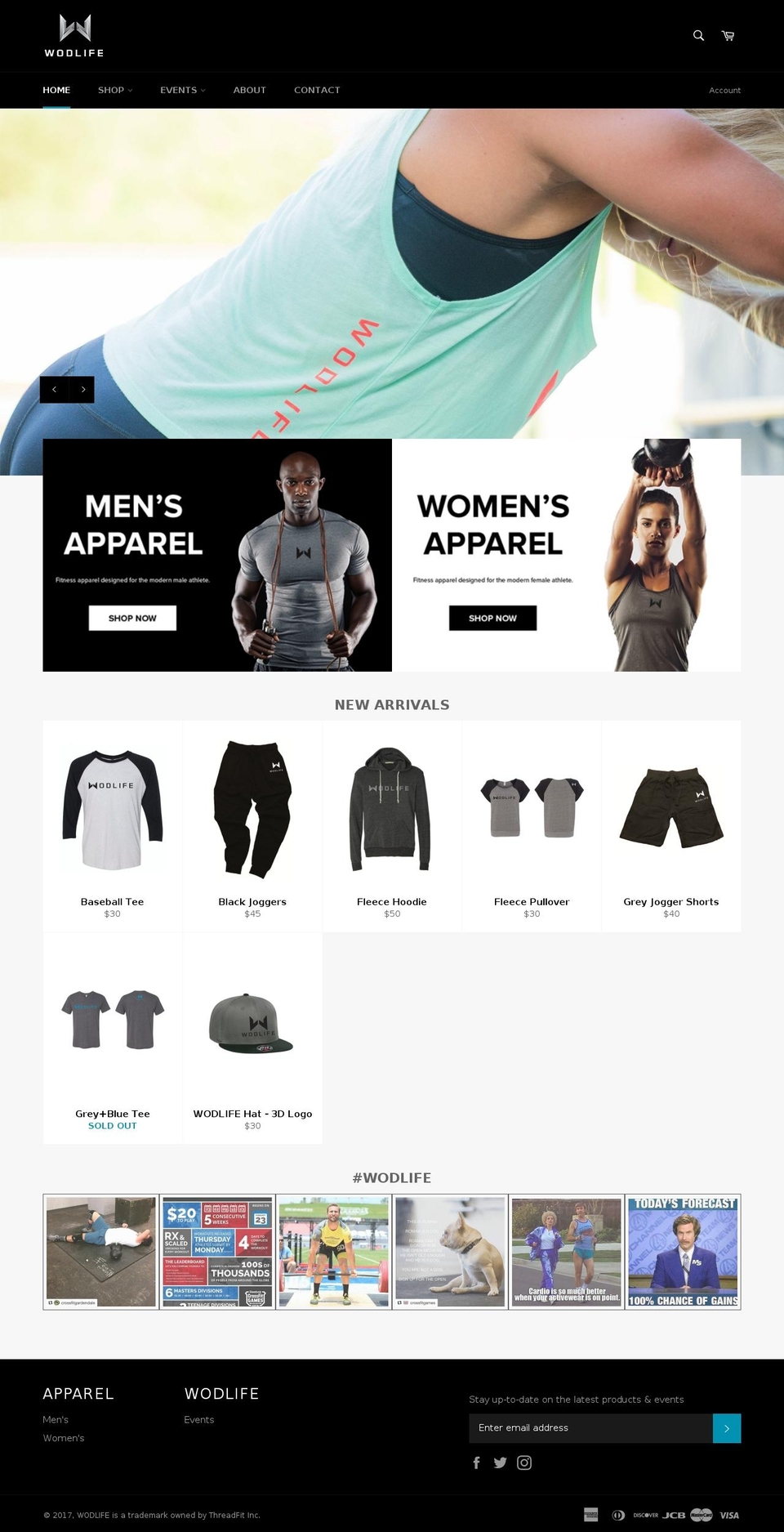 wodlife.net shopify website screenshot