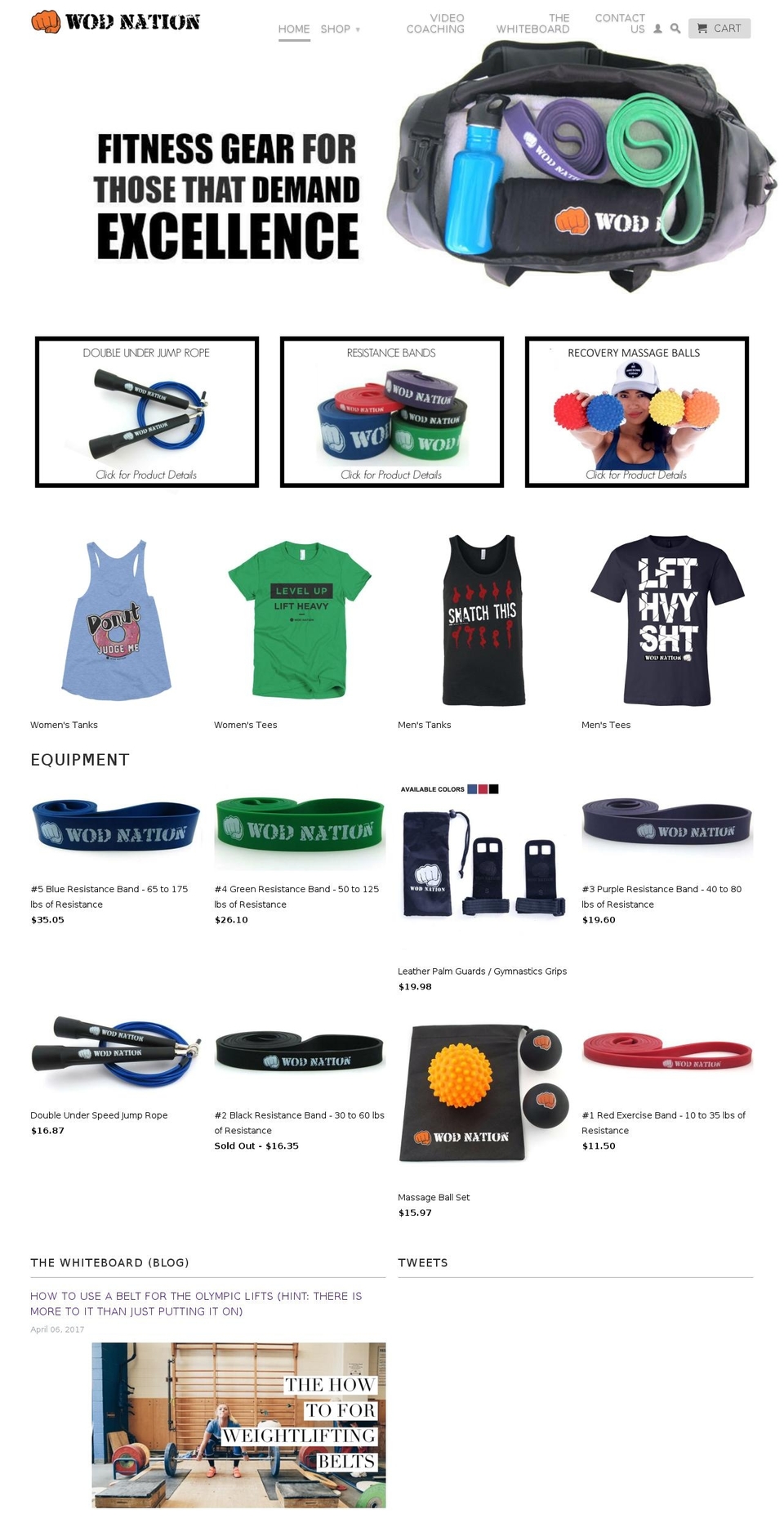 wodnationgear.com shopify website screenshot