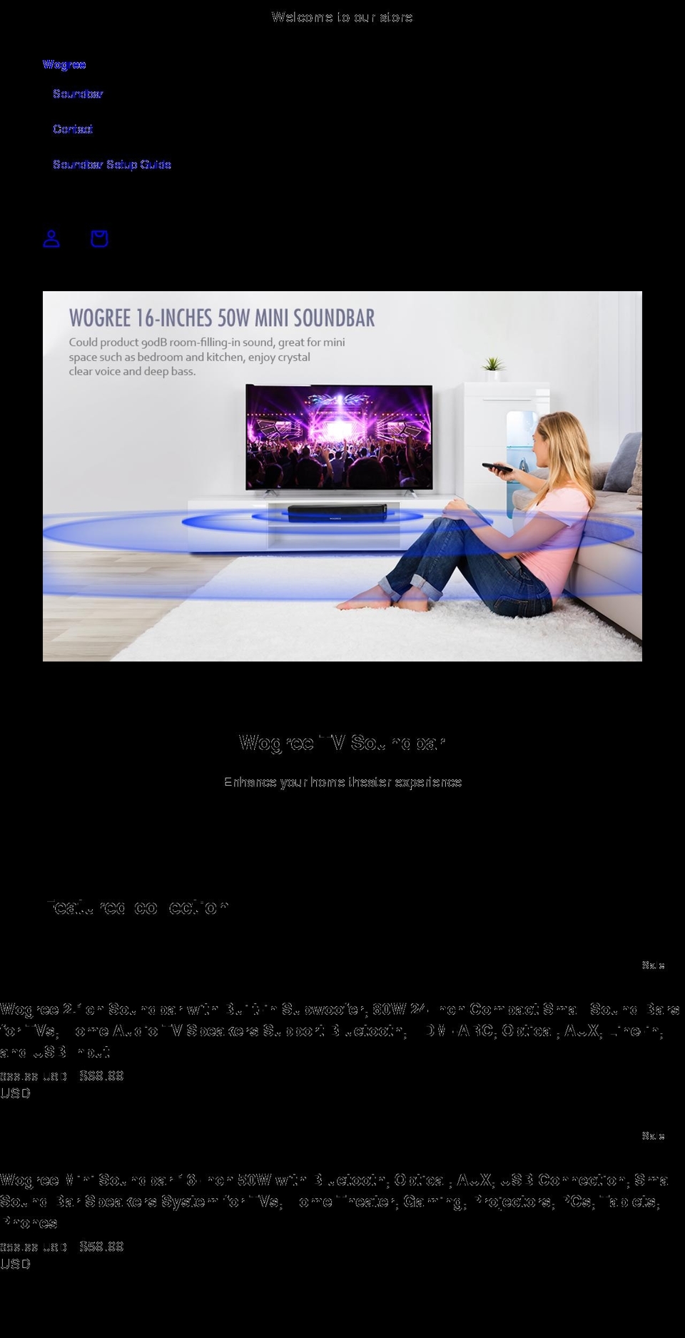 wogree.com shopify website screenshot