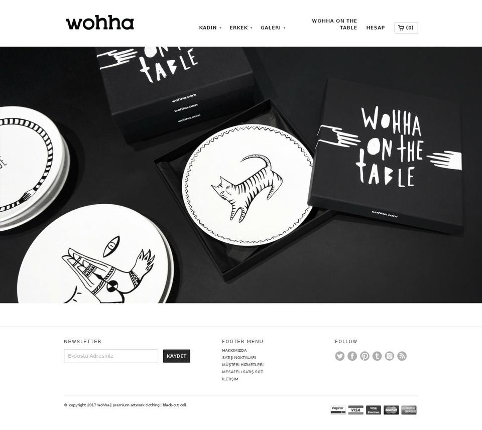 wohha.com shopify website screenshot