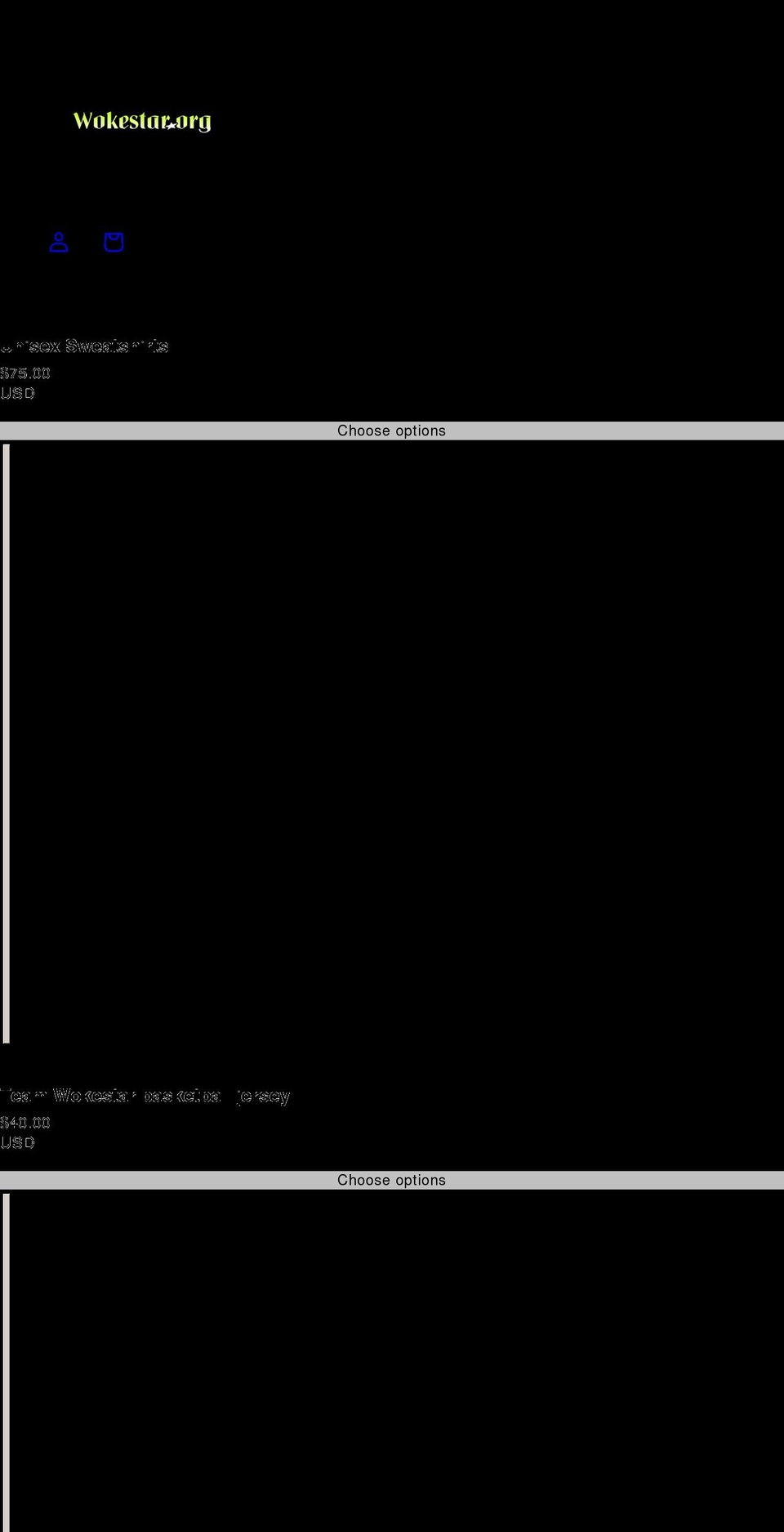 wokestar.org shopify website screenshot