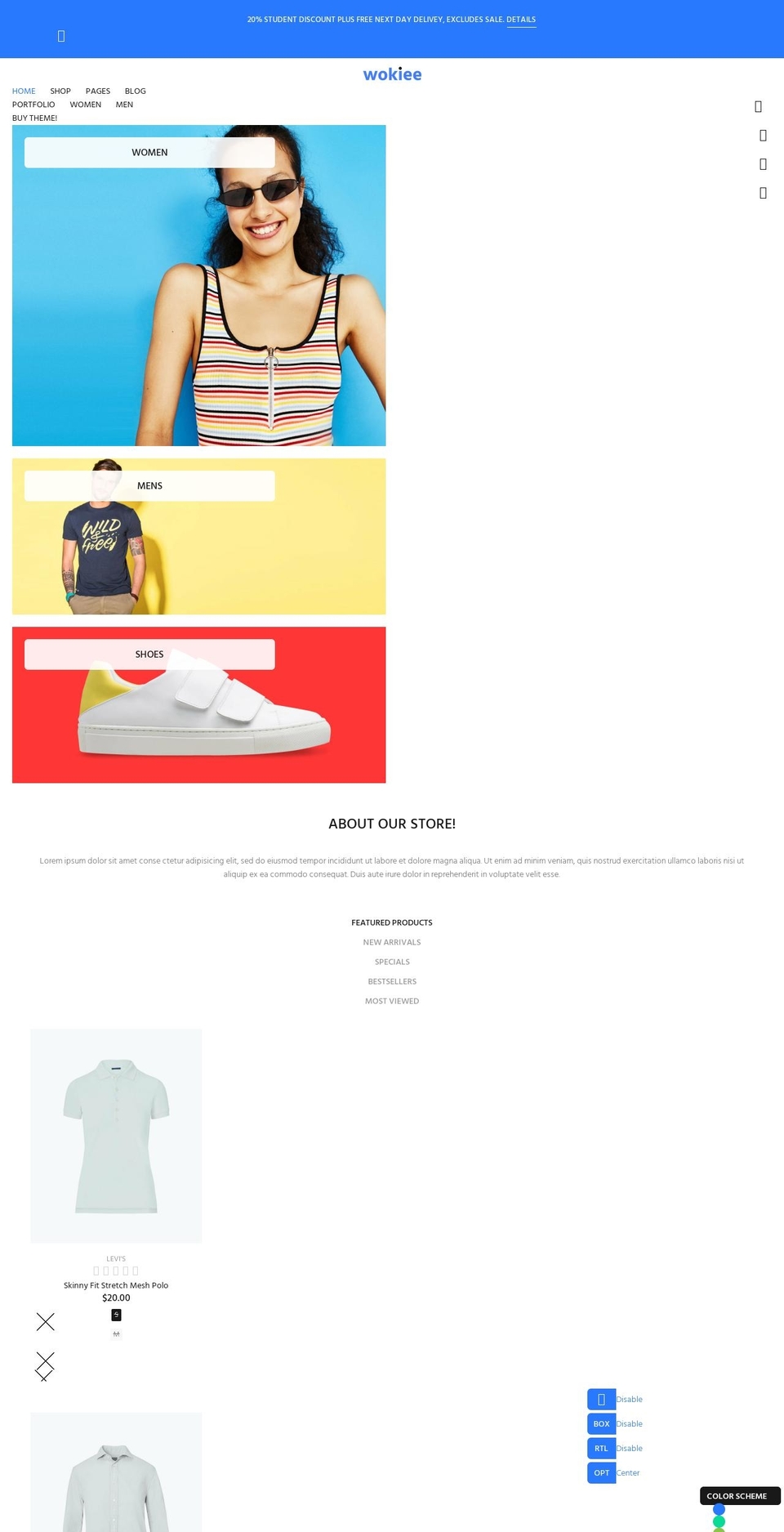 Demo- Shopify theme site example wokiee-demo9.myshopify.com