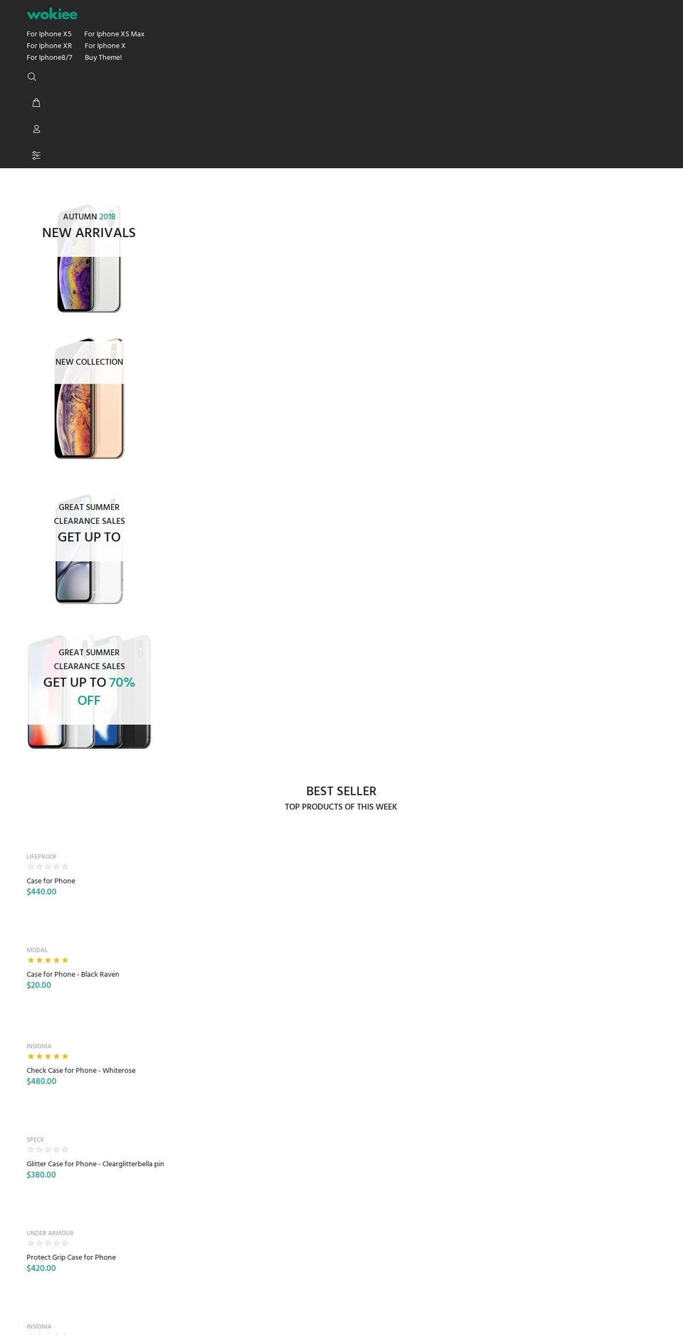 wokiee-video.myshopify.com shopify website screenshot