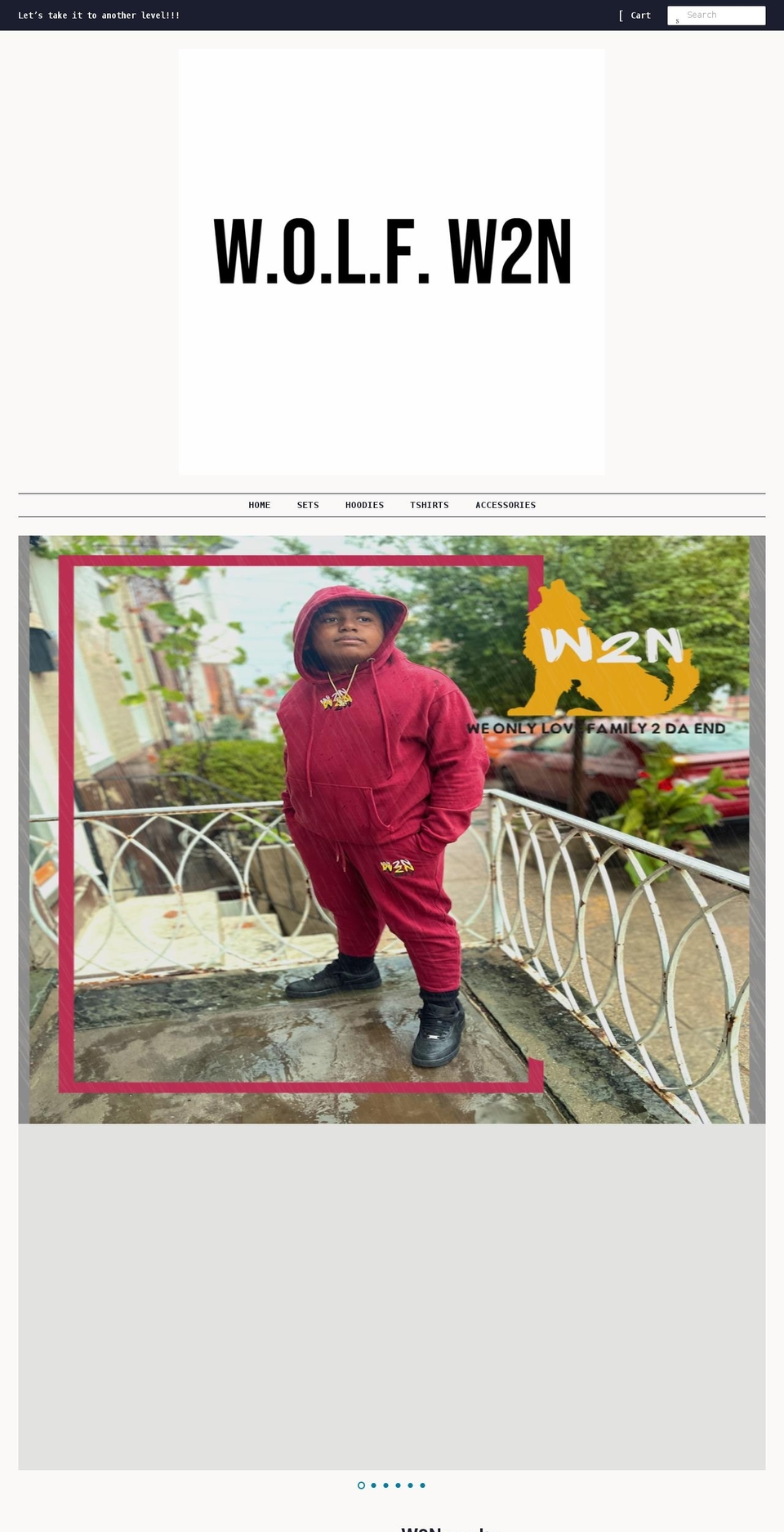 wolf2n.com shopify website screenshot