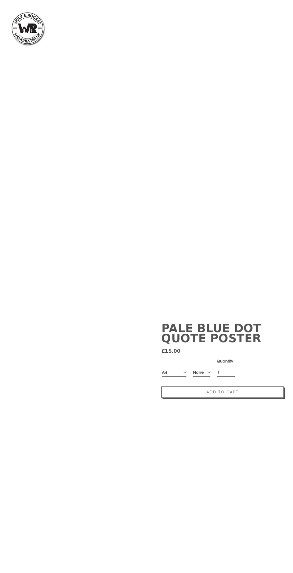 wolfandrocket.com shopify website screenshot