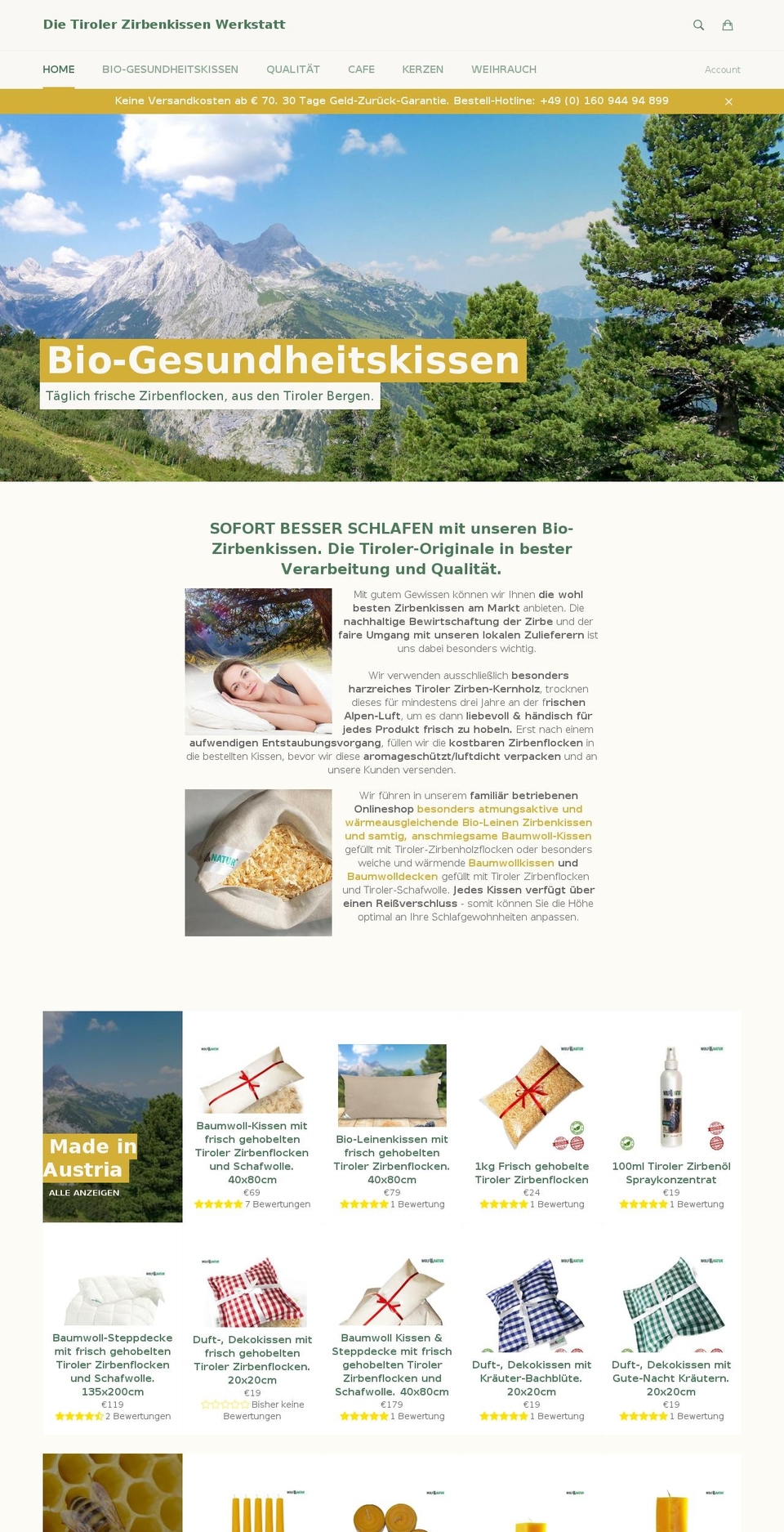 wolfnatur.com shopify website screenshot