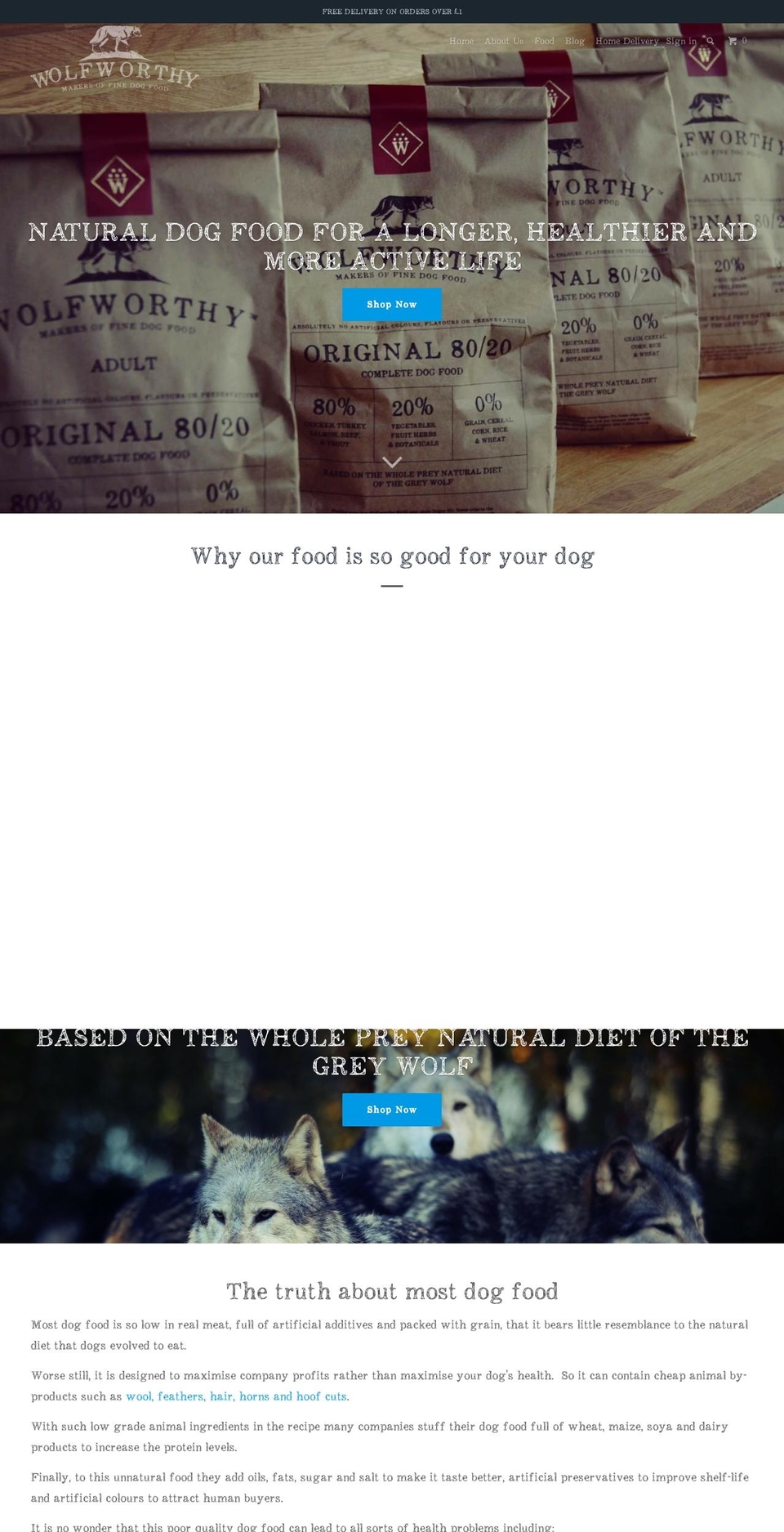 wolfworthy.co.uk shopify website screenshot