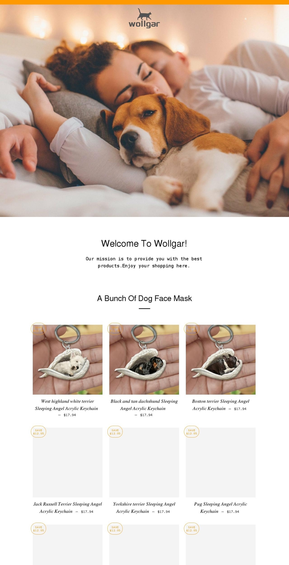 wollgar.com shopify website screenshot