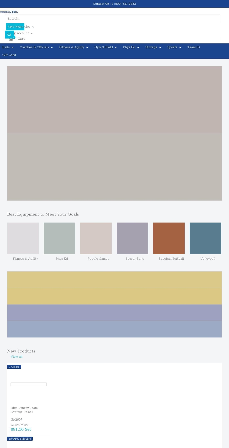 wolverinesports.com shopify website screenshot