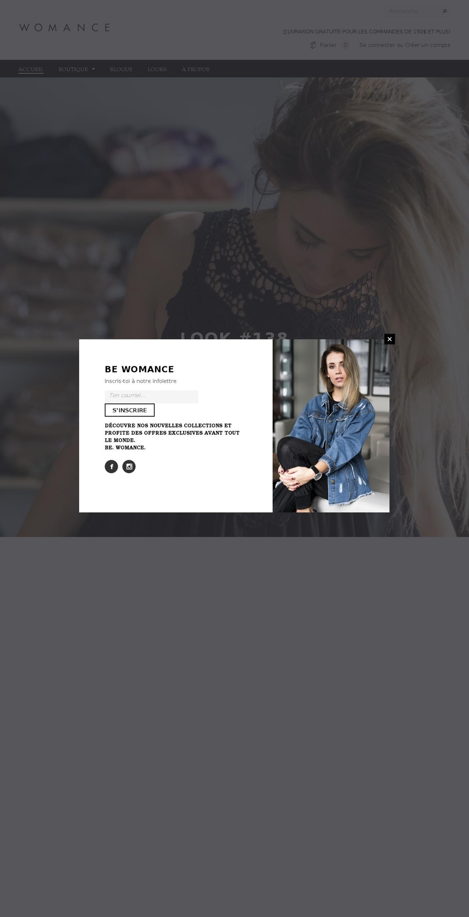 womance.net shopify website screenshot