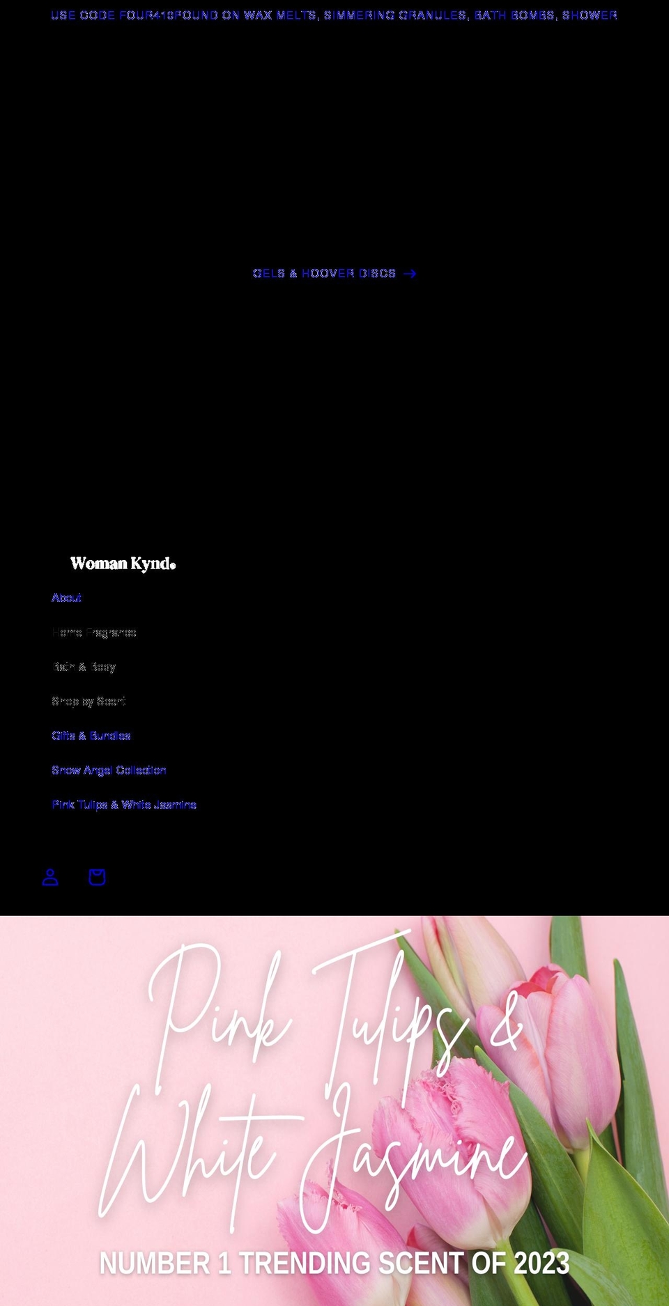 womankynd.co.uk shopify website screenshot
