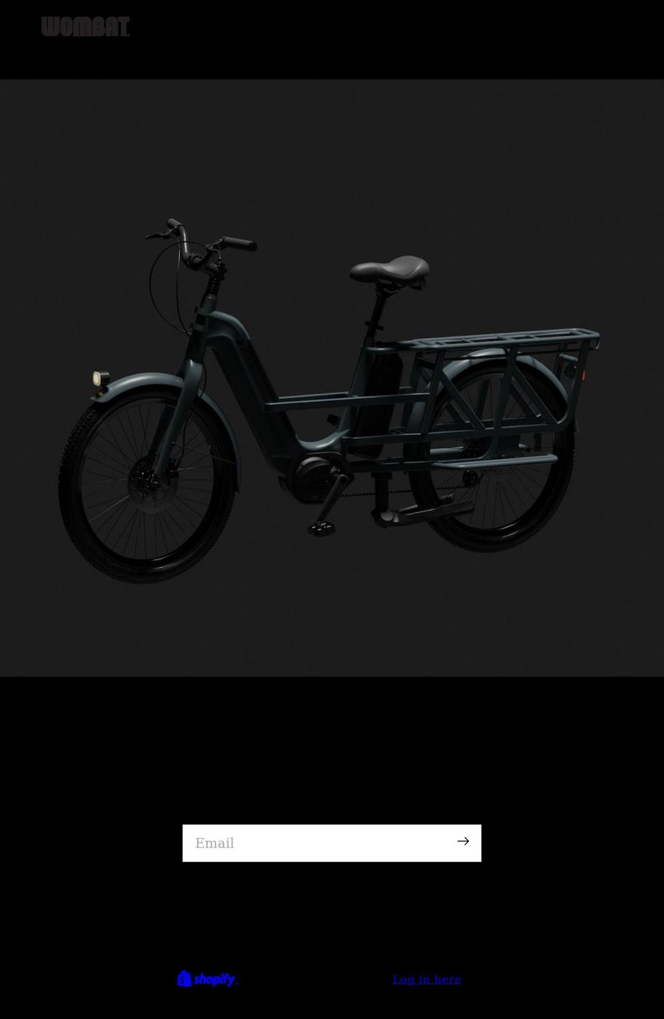 wombatbikes.com shopify website screenshot