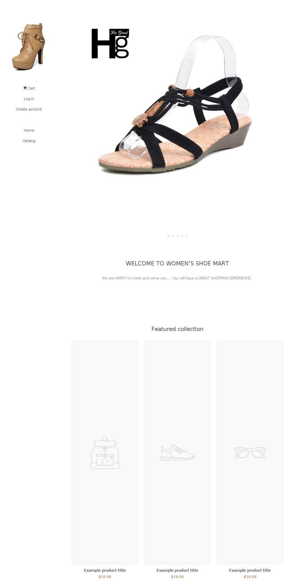 womensshoemart.com shopify website screenshot