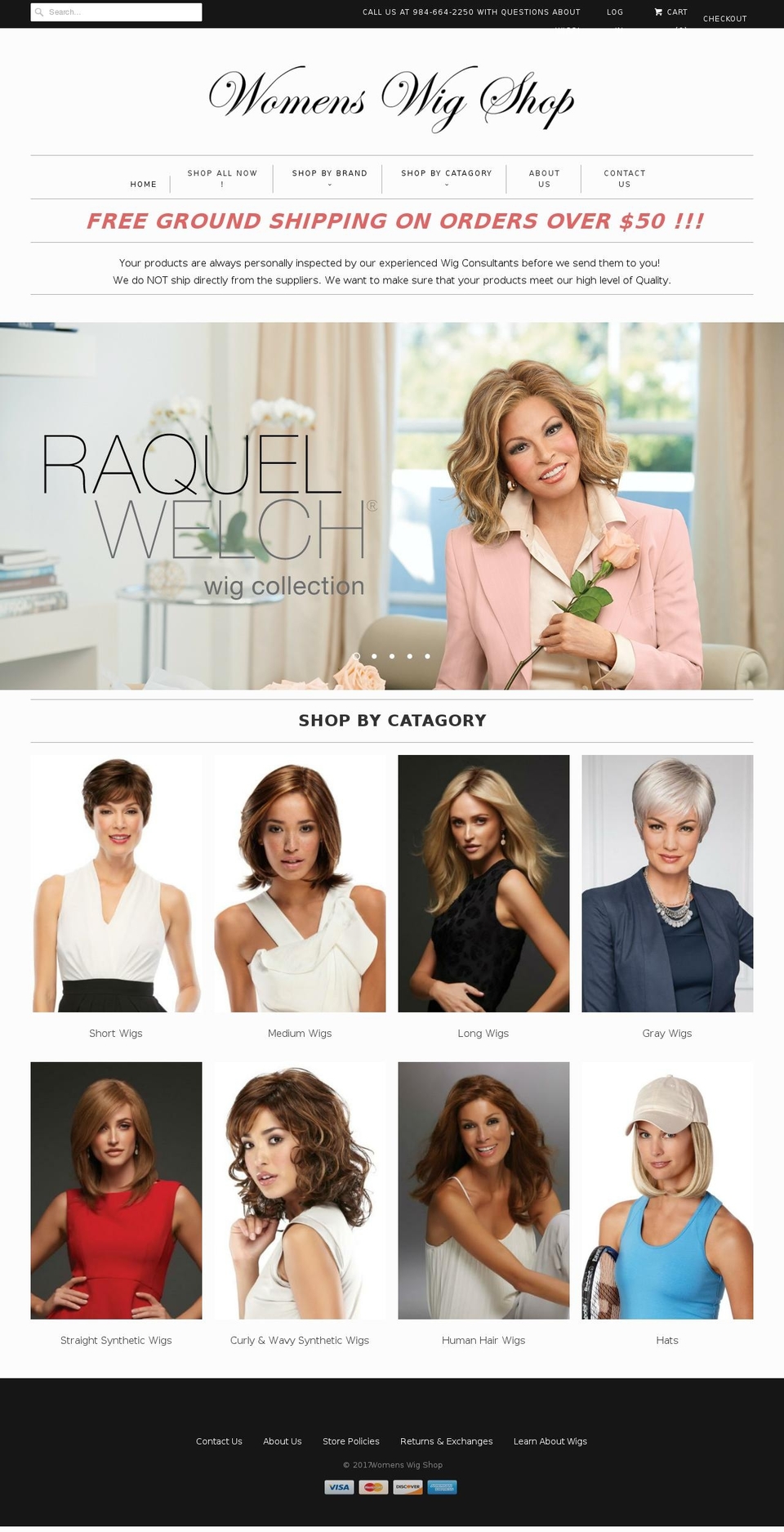 womenswigshop.com shopify website screenshot