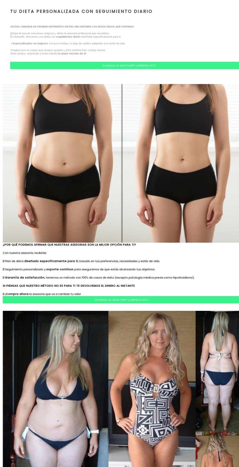 womerfit.com shopify website screenshot