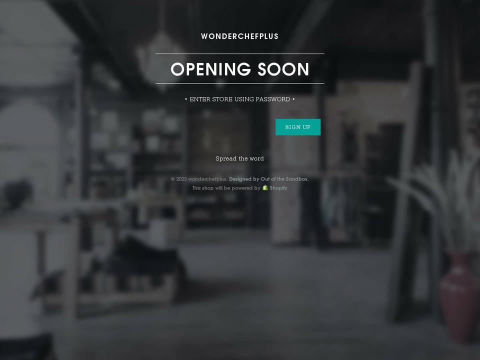 wonderchefplus.myshopify.com shopify website screenshot