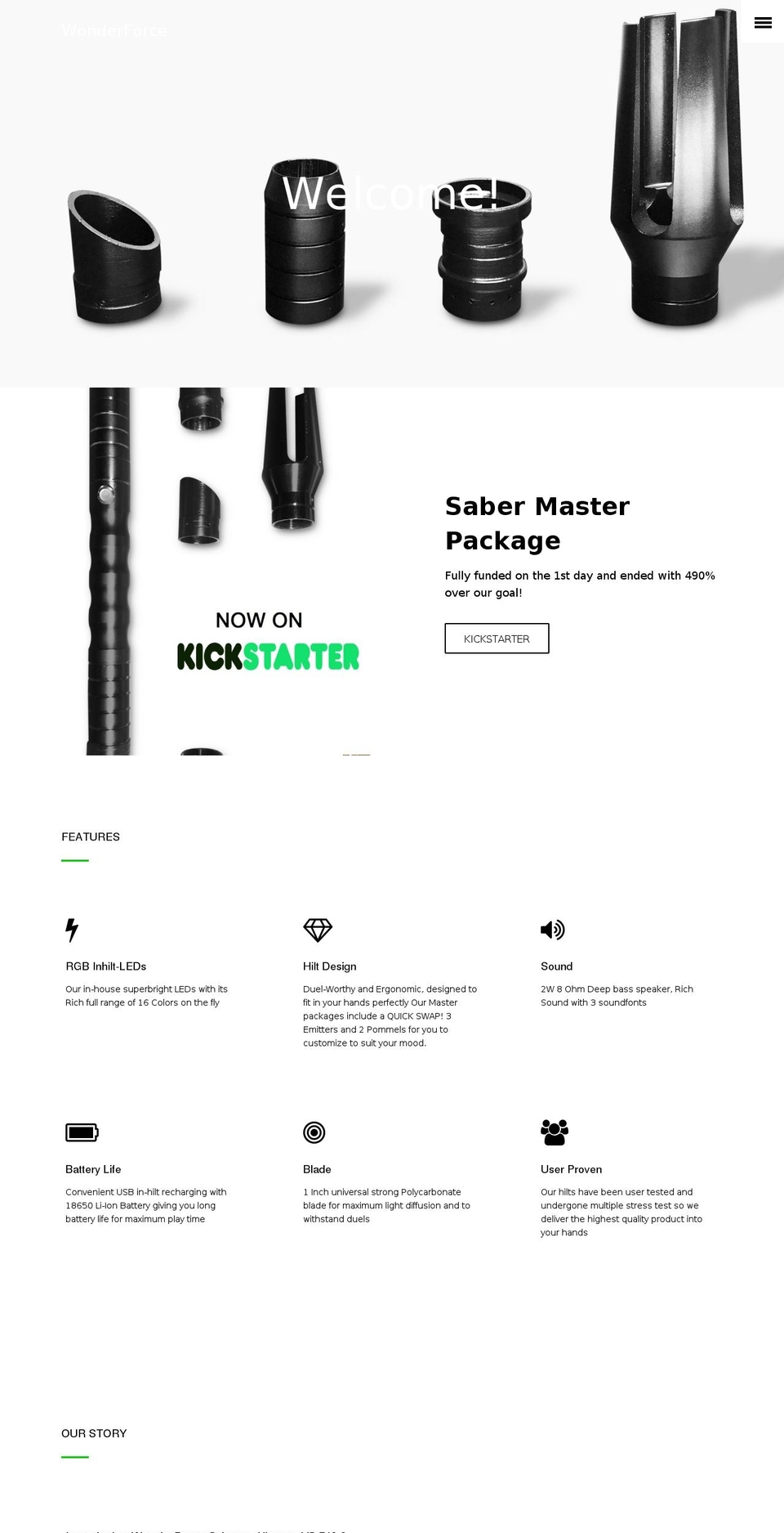 wonderforceco.com shopify website screenshot