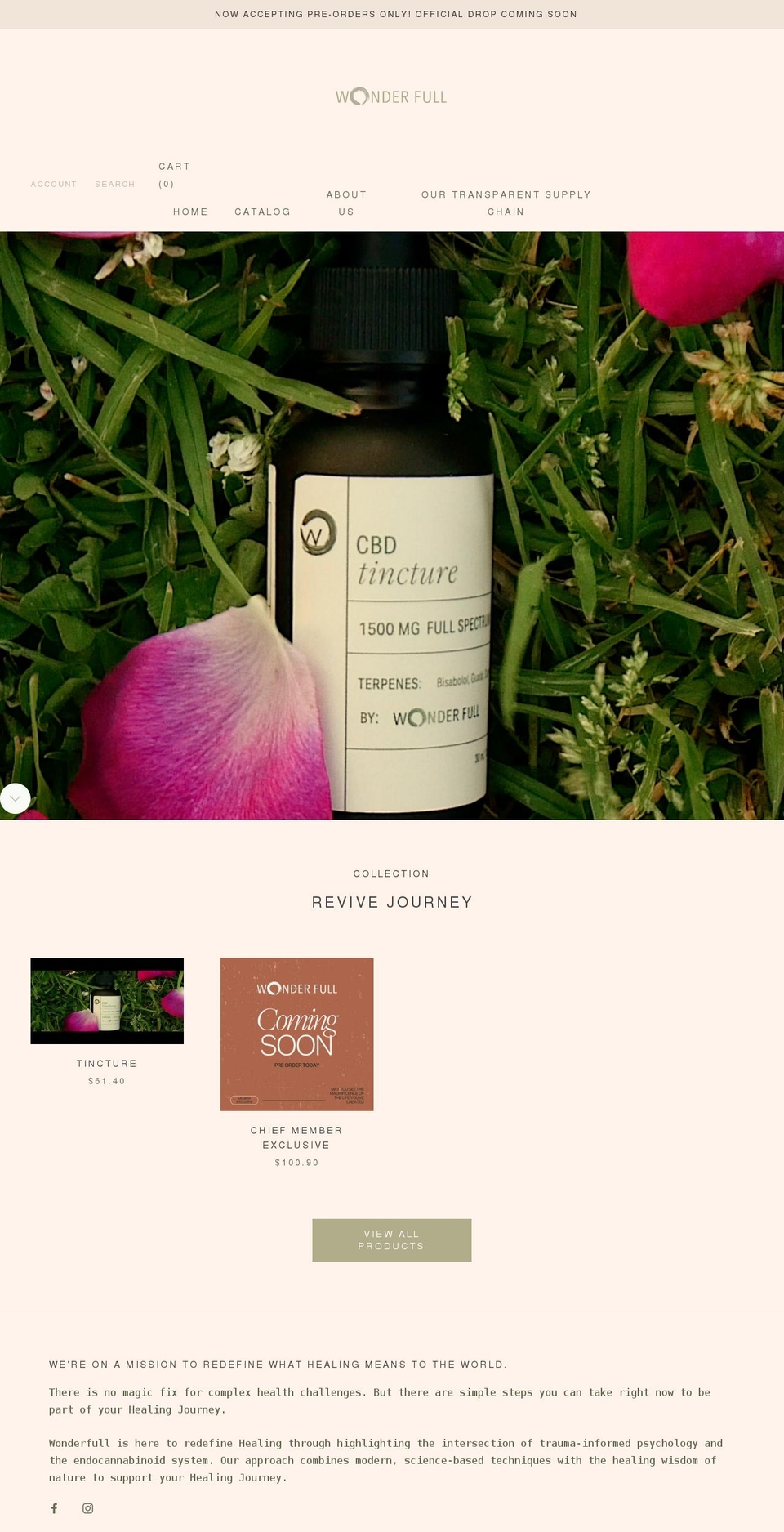 wonderfull.co shopify website screenshot